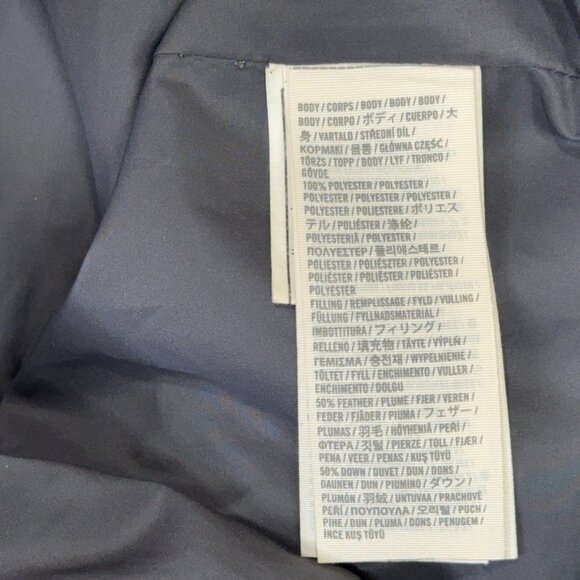 Abercrombie Down Jacket Womens Small S Gray Parka Puffer Fur Trim Winter Coat - Picture 12 of 14